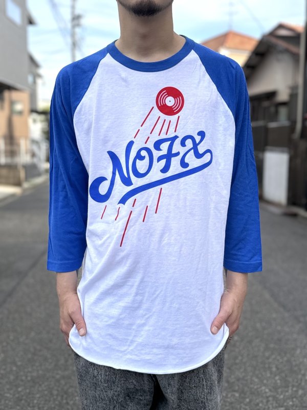 画像4: 送料無料 NOFX "Final Tour Last Merch" / Los Dodgers ラグラン七分Tシャツ (made in USA) (4)
