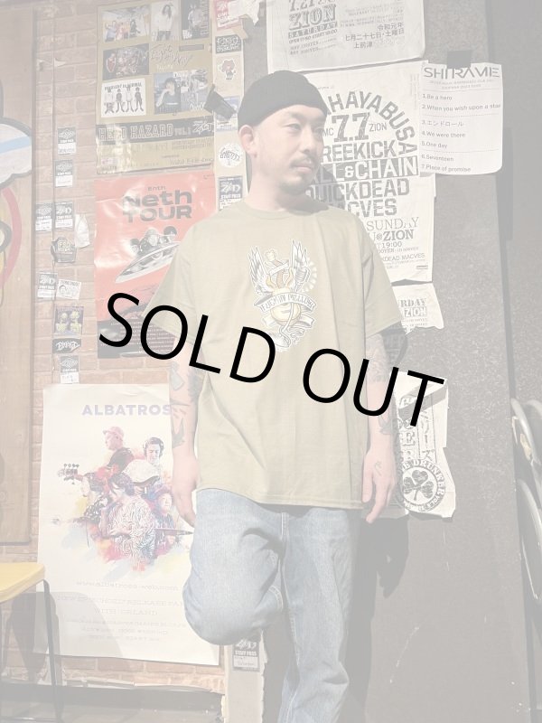 画像1: 2XLサイズラスト1枚で終了 "OPIE ORTIZ x BALL&CHAIN" / MEMORIES コラボTシャツ プレーリーダスト (1)