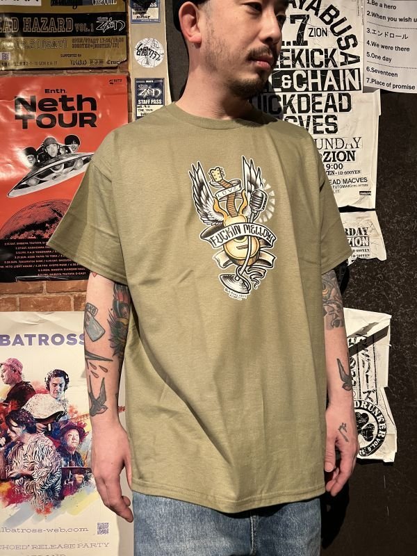 画像3: 2XLサイズラスト1枚で終了 "OPIE ORTIZ x BALL&CHAIN" / MEMORIES コラボTシャツ プレーリーダスト (3)