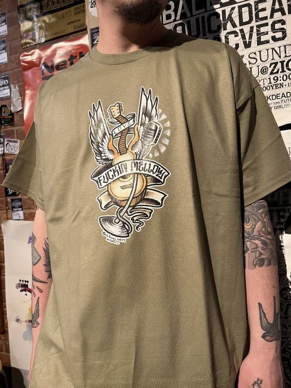 画像5: 2XLサイズラスト1枚で終了 "OPIE ORTIZ x BALL&CHAIN" / MEMORIES コラボTシャツ プレーリーダスト (5)