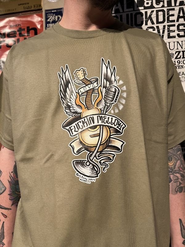 画像4: 2XLサイズラスト1枚で終了 "OPIE ORTIZ x BALL&CHAIN" / MEMORIES コラボTシャツ プレーリーダスト (4)