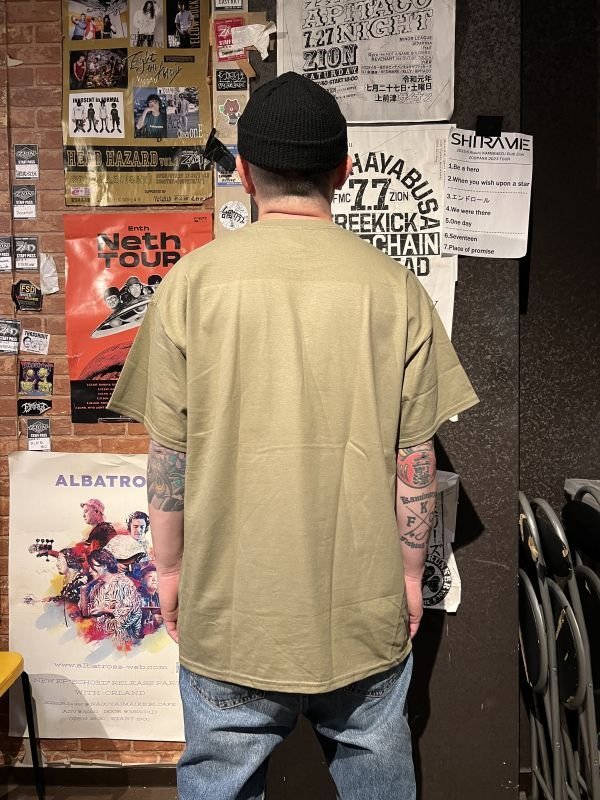 画像6: 2XLサイズラスト1枚で終了 "OPIE ORTIZ x BALL&CHAIN" / MEMORIES コラボTシャツ プレーリーダスト (6)