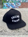 画像4: 送料無料 ラスト1枚で終了 TREJO'S TACOS / Font Logo 3D刺繍 スナップバックキャップ BLACK (4)