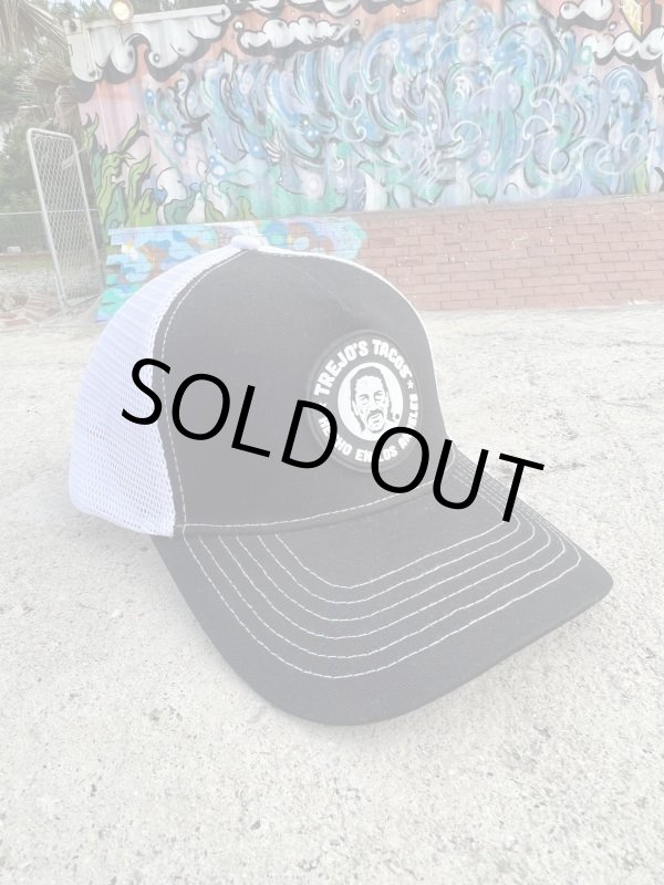 画像4: 送料無料 ラスト1枚で終了 TREJO'S COFFEE & DONUTS / Logo メッシュキャップ BLACK/WHITE (4)