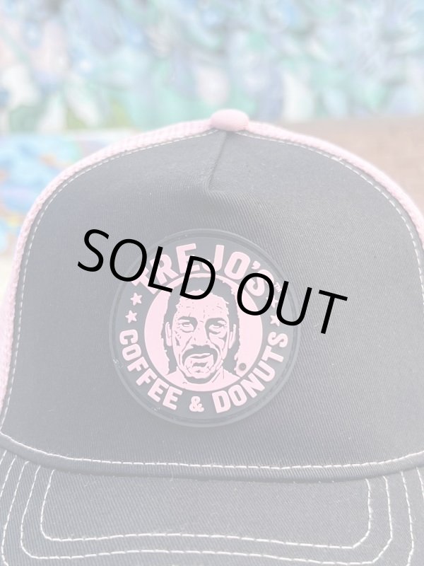 画像5: 送料無料 ラスト1枚で終了 TREJO'S COFFEE & DONUTS / Logo メッシュキャップ BLACK/PINK (5)