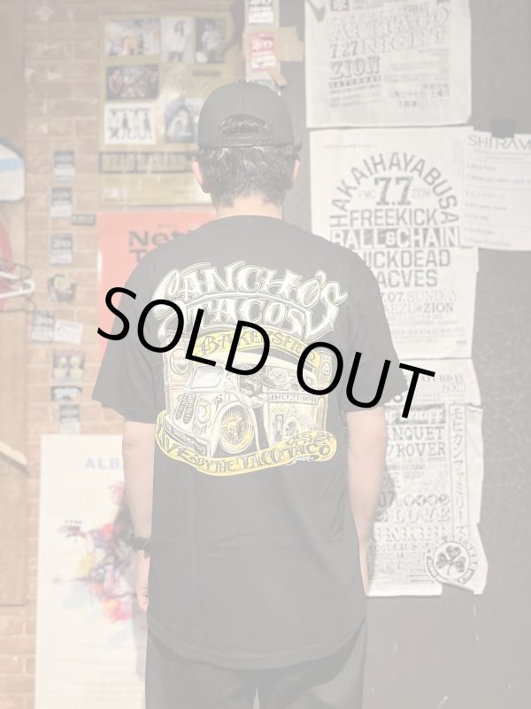 画像2: Lサイズラスト1枚で終了 送料無料 SANCHO'S TACOS / Logo 半袖Tシャツ BLACK (2)