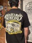 画像1: Lサイズラスト1枚で終了 送料無料 SANCHO'S TACOS / Logo 半袖Tシャツ BLACK (1)
