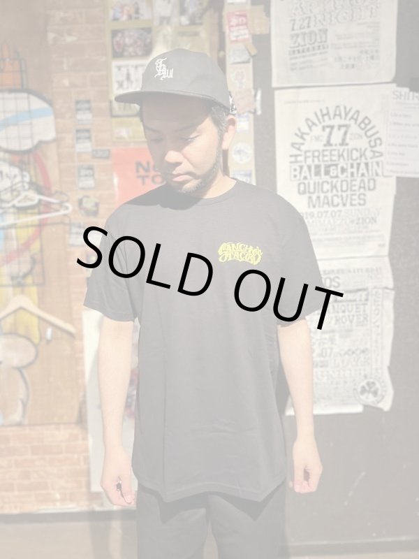 画像5: Lサイズラスト1枚で終了 送料無料 SANCHO'S TACOS / Logo 半袖Tシャツ BLACK (5)