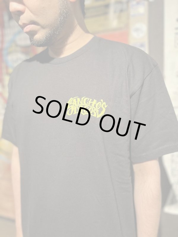 画像6: Lサイズラスト1枚で終了 送料無料 SANCHO'S TACOS / Logo 半袖Tシャツ BLACK (6)