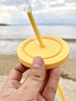画像5: DUNKIN DONUTS / 2023 ORANGE RAINBOW ACRYLIC TRAVEL CUP TUMBLER with STRAW (5)