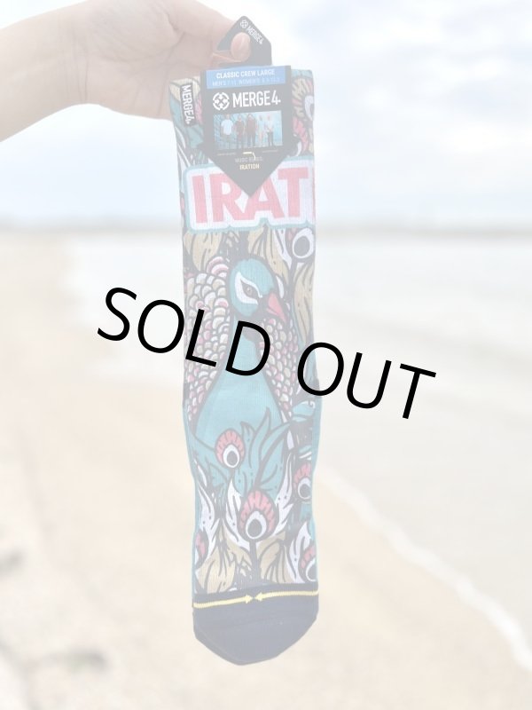 画像7: ラスト1足で終了 MERGE4 SOCKS / IRATION - Nora Peacock ソックス (7)