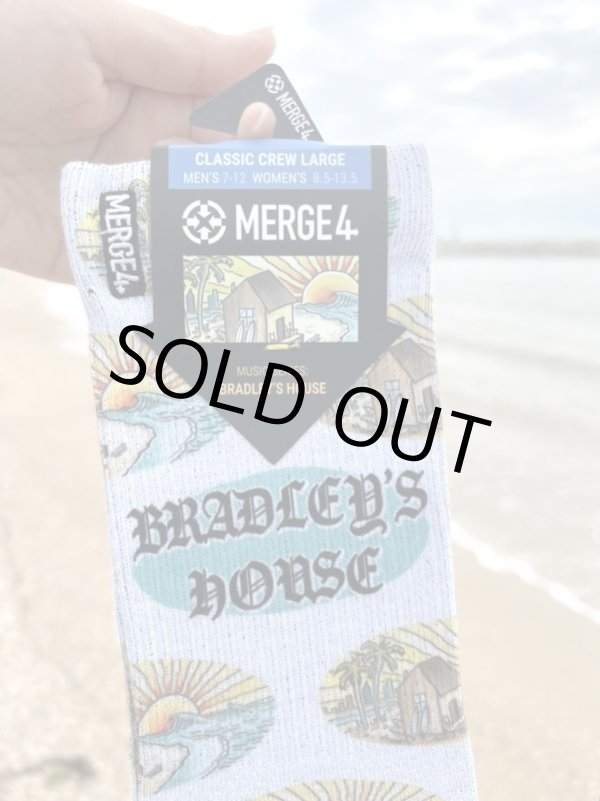 画像7: ラスト1足で終了 MERGE4 SOCKS / Bradley's House Logo ソックス (7)