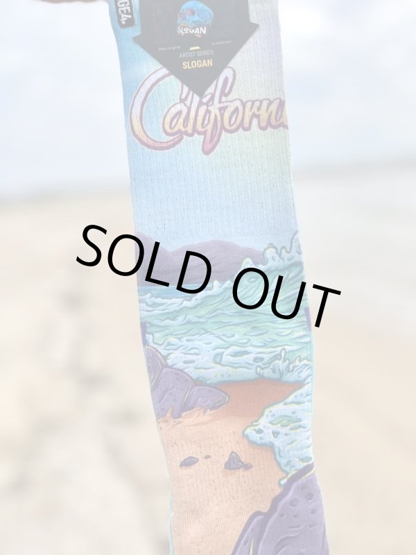 画像2: ラスト1足で終了 MERGE4 SOCKS / California Roots ソックス (2)