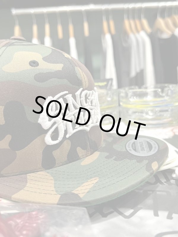 画像4: 送料無料 ラスト1枚で終了 SANCHO'S TACOS / Logo スナップバックキャップ CAMO (4)