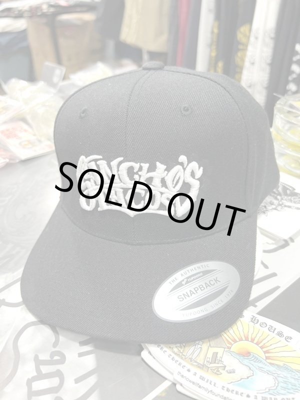 画像2: 送料無料 SANCHO'S TACOS / Logo スナップバックキャップ BLACK (2)