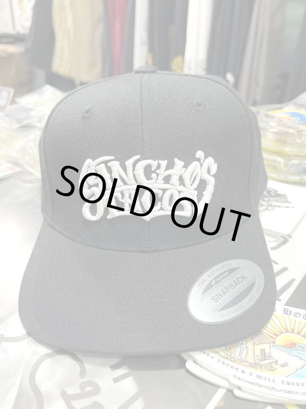 画像3: 送料無料 SANCHO'S TACOS / Logo スナップバックキャップ BLACK (3)