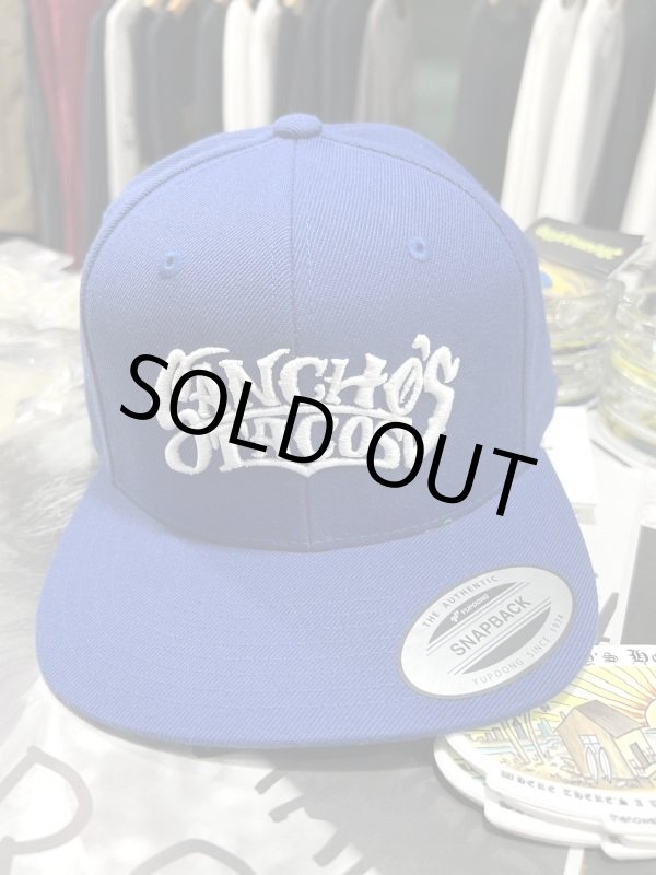 画像3: 送料無料 ラスト1枚で終了 SANCHO'S TACOS / Logo スナップバックキャップ BLUE (3)