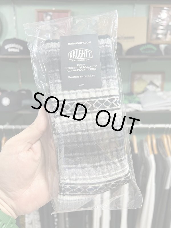 画像3: NAUGHTY x ching & co. / FALSA スケーターソックス GREY (3)