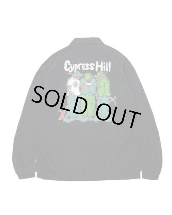 画像8: 送料無料 XLラスト1枚で終了 CYPRESS HILL x POT MEETS POP / Blunted コーチジャケット BLACK (8)