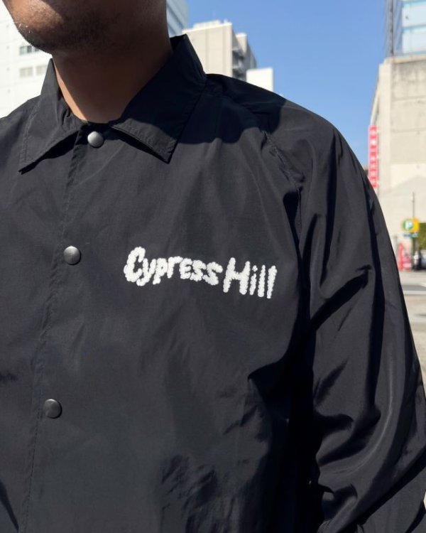 画像11: 送料無料 L、XLサイズ各1枚づつで終了 CYPRESS HILL x POT MEETS POP / Blunted コーチジャケット BLACK (11)