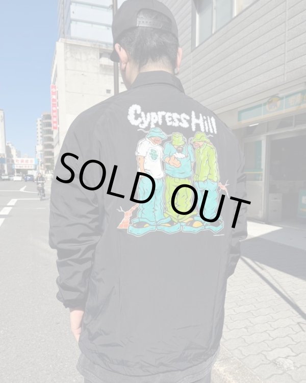 画像5: 送料無料 XLラスト1枚で終了 CYPRESS HILL x POT MEETS POP / Blunted コーチジャケット BLACK (5)