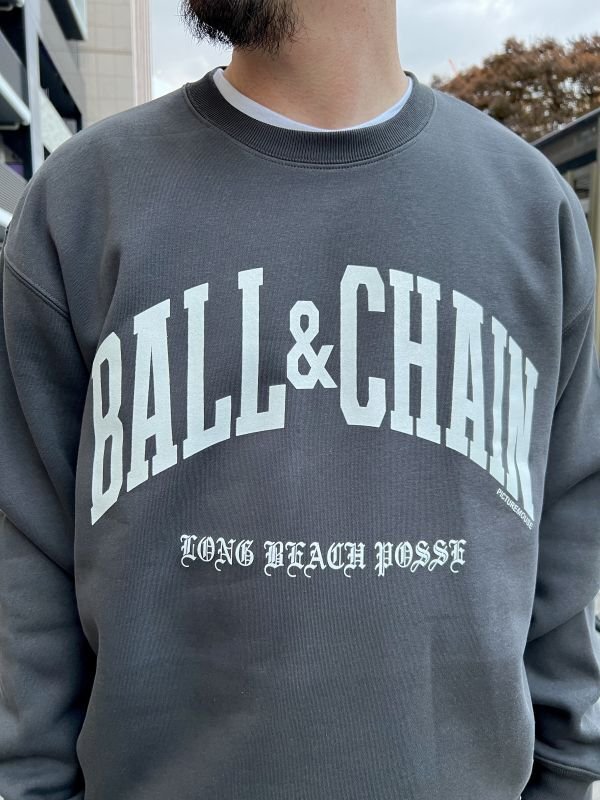 画像4: 送料無料 Mサイズ残り1枚で終了 FUCKIN' MELLOW CLOTHING / Long Beach Posse Artwork by PICTURE MOUSE スウェット INK BLACK (4)