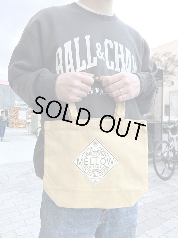 画像1: FUCKIN' MELLOW / TABASCO artwork by PICTURE MOUSE トートバッグ MASTARD (1)