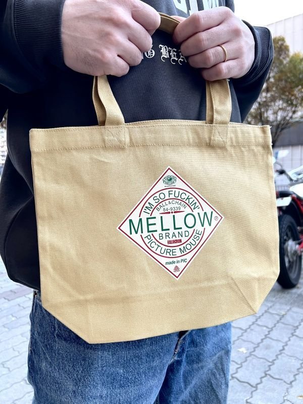 画像3: FUCKIN' MELLOW / TABASCO artwork by PICTURE MOUSE トートバッグ MASTARD (3)