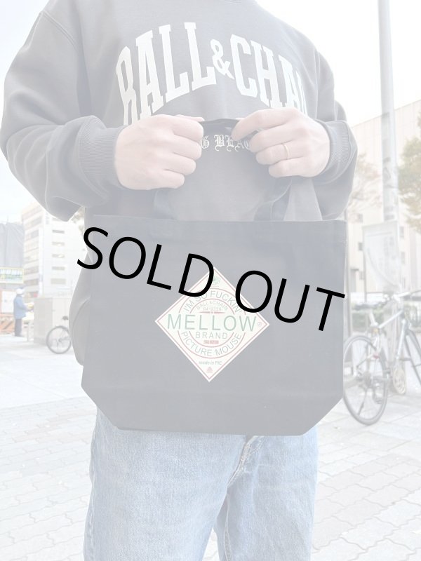 画像1: FUCKIN' MELLOW / TABASCO artwork by PICTURE MOUSE トートバッグ BLACK (1)