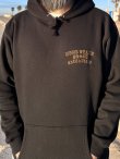 画像3: 送料無料 FUCKIN' MELLOW CLOTHING / Long Beach Posse プルオーバーパーカー BLACK/BROWN (3)