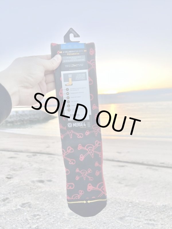 画像5: ラスト2足で終了 MERGE4 SOCKS / PIZZANISTA - Cross Bones ソックス (5)