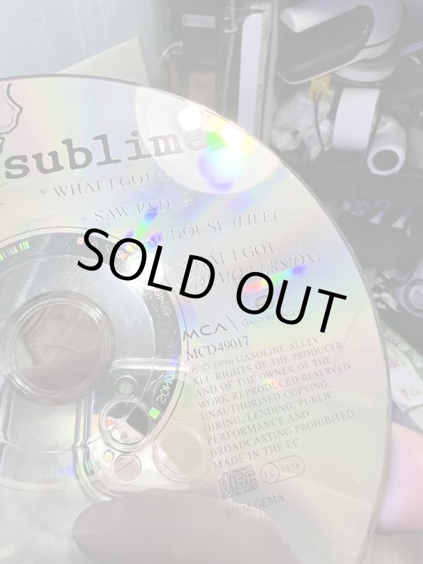 画像4: ラスト1枚で終了 ヴィンテージ 当時物 96's SUBLIME / WHAT I GOT 96年リリース シングルドイツ流通盤 MCD 49017 (4)