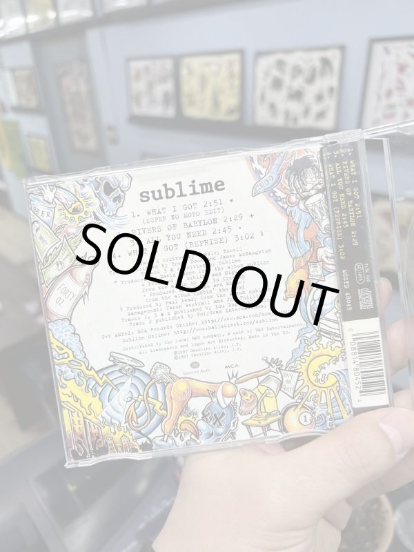 画像4: ヴィンテージ 当時物 97's SUBLIME / WHAT I GOT 97年リリース シングル  UK & EUROPE 流通盤 MCSTD 48045 (4)