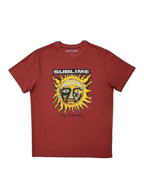 画像18: SUBLIME / 40oz To Freedom Tシャツ バーガンディー (18)