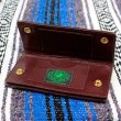 画像2: FUCKIN' MELLOW CLOTHING / Trucker Leather Wallet 長財布 BROWN (2)