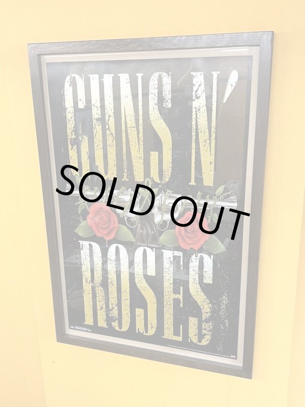 画像1: ラスト1枚で終了 GUNS N' ROSES / Stacked Logo ポスター (84cm x 57cm) (1)