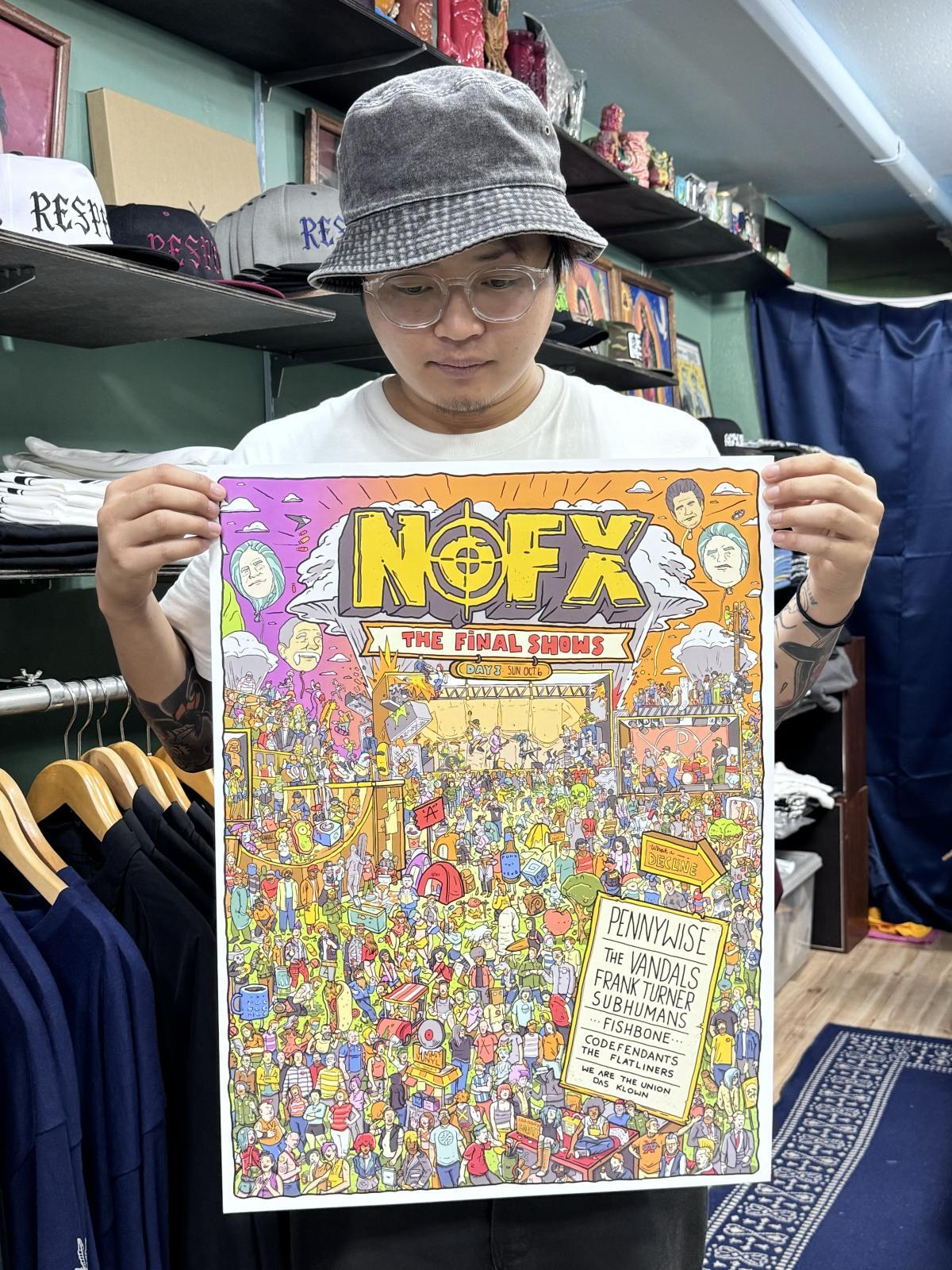 NOFX /Where's NOFX Day3 ポスター NOFX / Where's NOFX Day3 ポスター