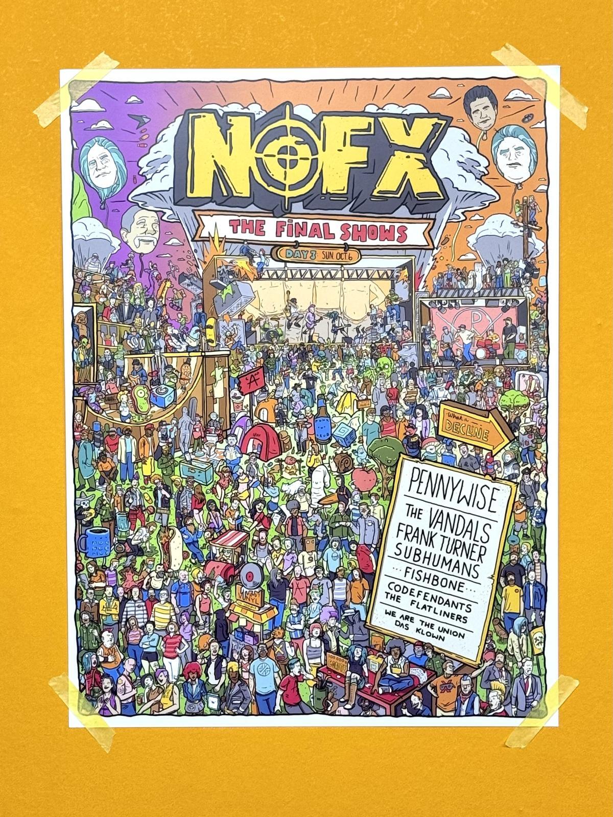 NOFX /Where's NOFX Day3 ポスター NOFX / Where's NOFX Day3 ポスター